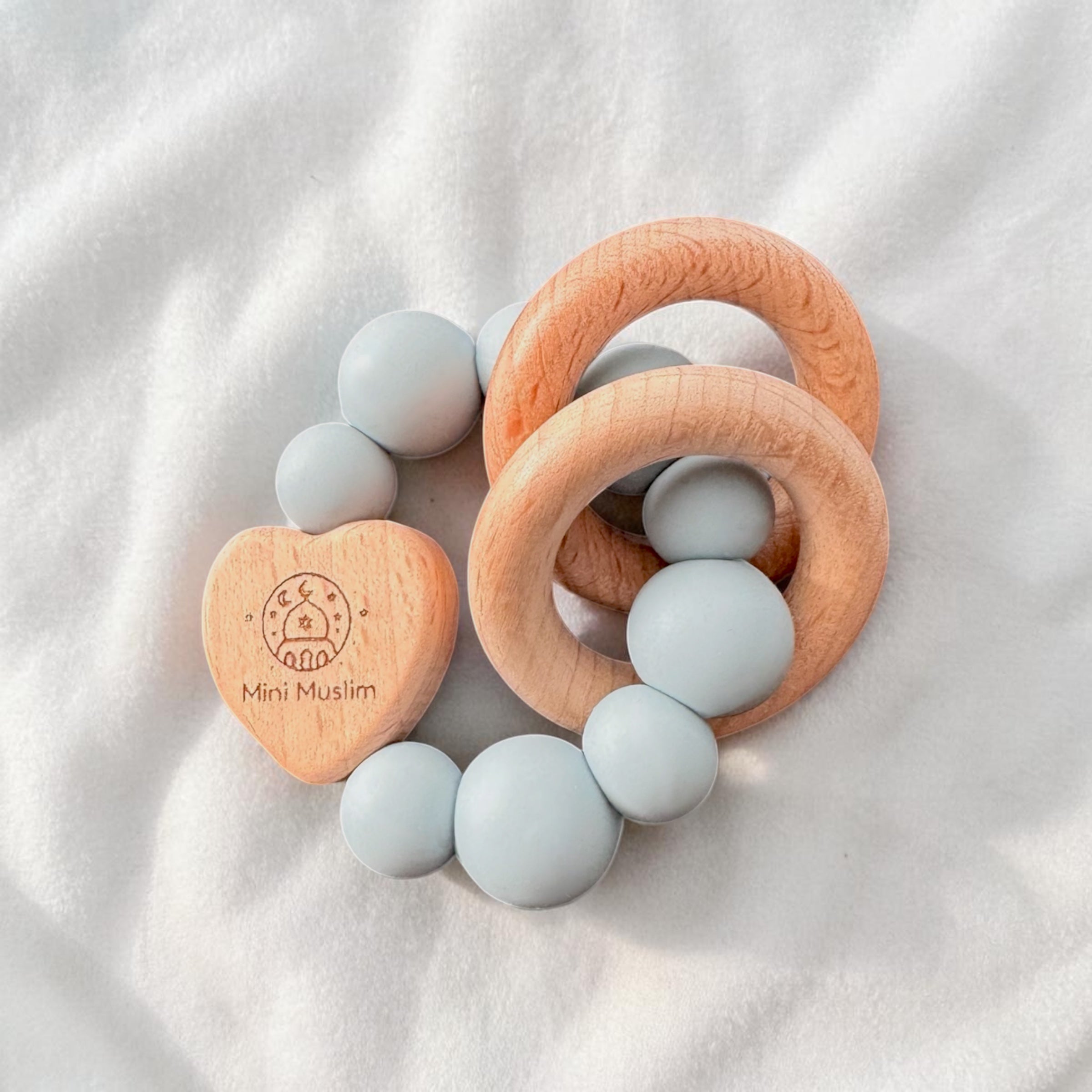Baby-Beissring aus Holz & Silikon