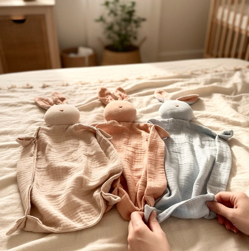Kuschelhase aus Baumwolle