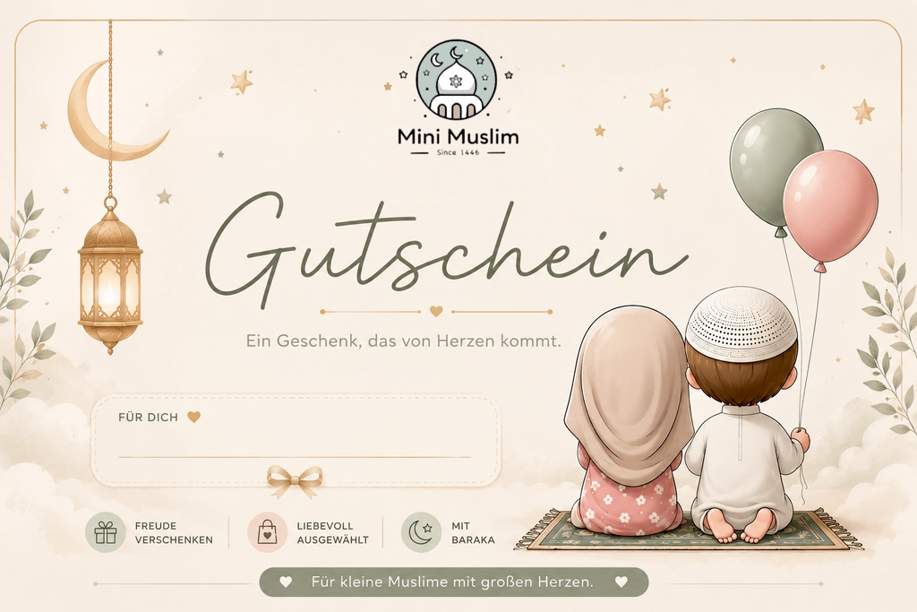Geschenkgutschein von Mini Muslim